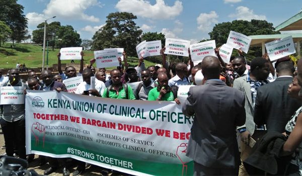 CoG, Clinical Officers union in talks to resolve deadlock