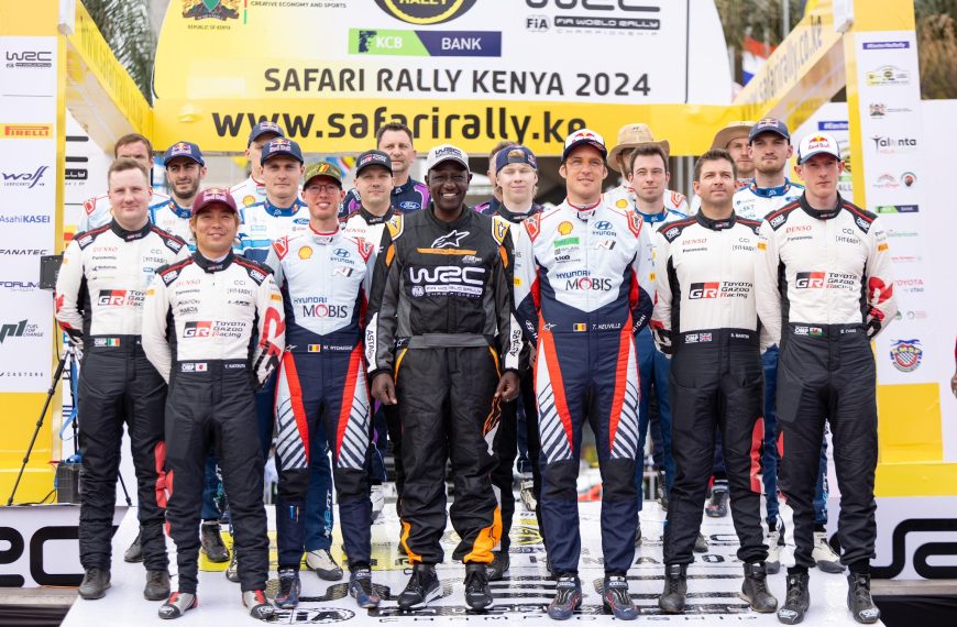 PICTURE STORY; President Ruto flags off 2024 WRC Safari Rally at the KICC