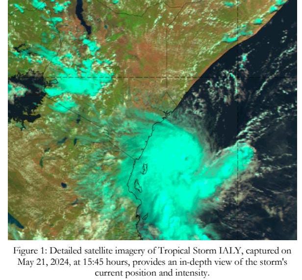 Record breaking Tropical Cyclone Ialy to dissipate at 1 degree South of Equator Wednesday