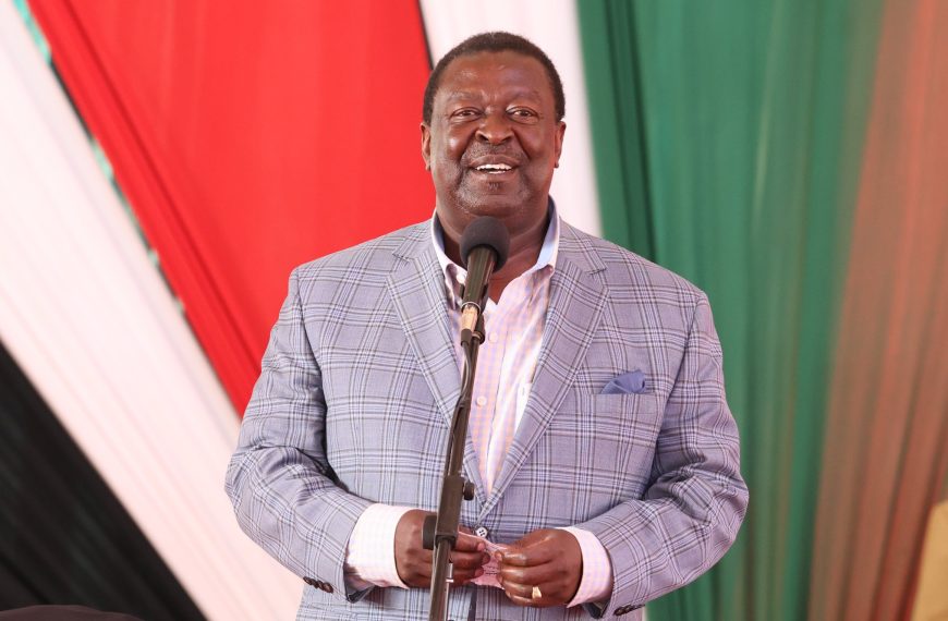 Let us rise beyond petty politics, Mudavadi tells leaders