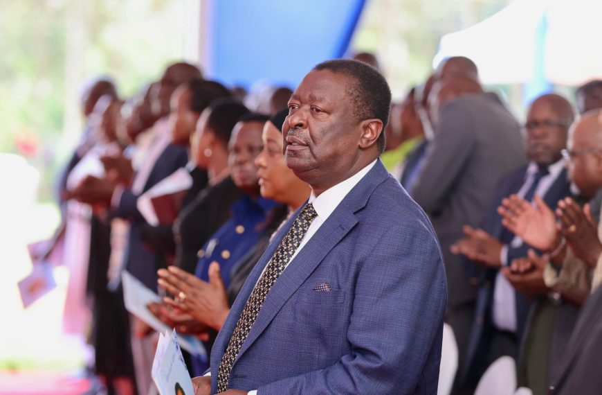 Mudavadi Warns Against Ethnic Politics, Calls for National Unity » Capital News
