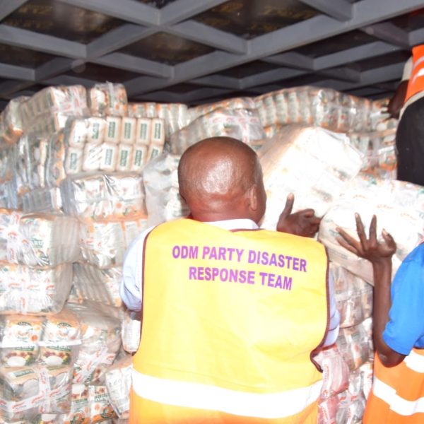 ODM flags off food donations to flood victims