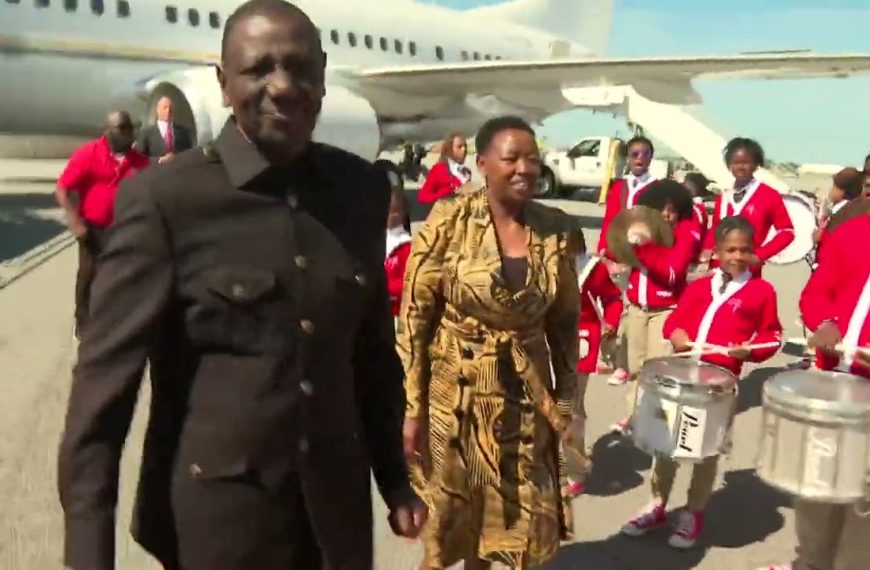 (VIDEO) President Ruto and his entourage arrive in the US for historic State Visit