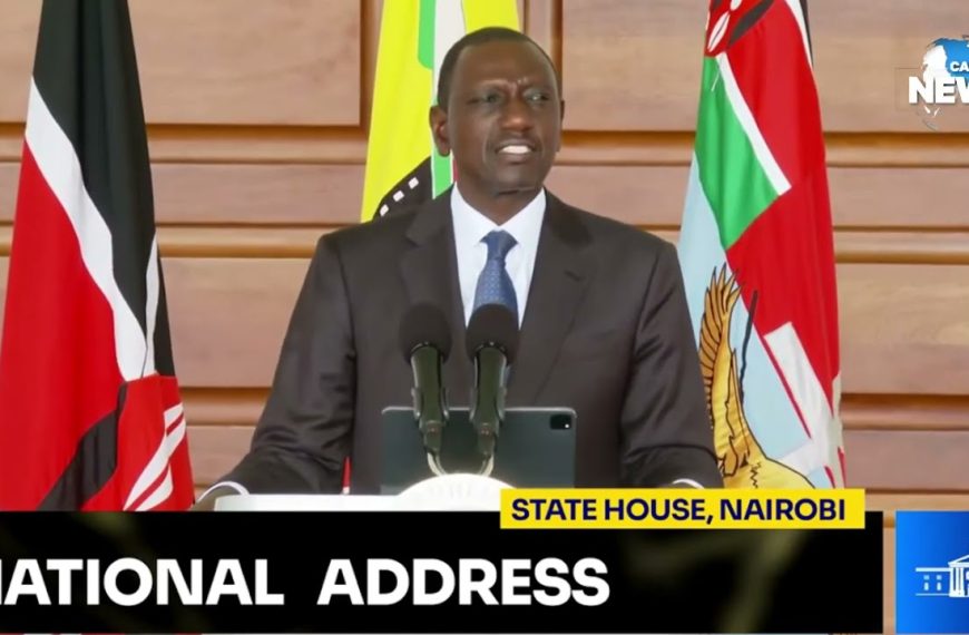 (VIDEO) President Ruto postpones schools reopening for second term until further notice due to flooding