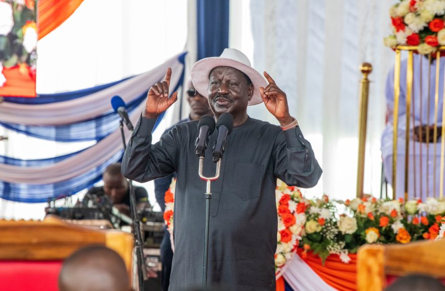 Raila calls on Kenyans to stand firm and defend democracy