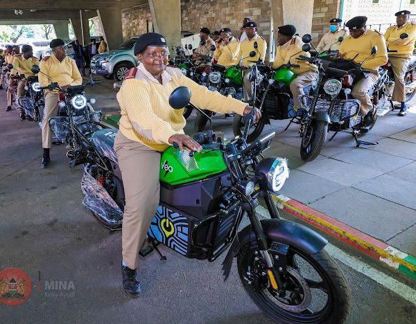 Government replaces motorcycles for chiefs with electric ones to mitigate against effects of climate change