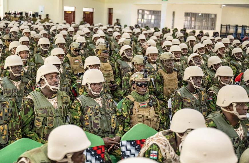 President Ruto flags off first 400 group of police for UN peace mission in Haiti
