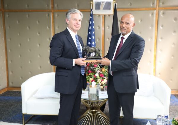 EACC boss Mbarak meets with FBI Director Christopher Wray » Capital News
