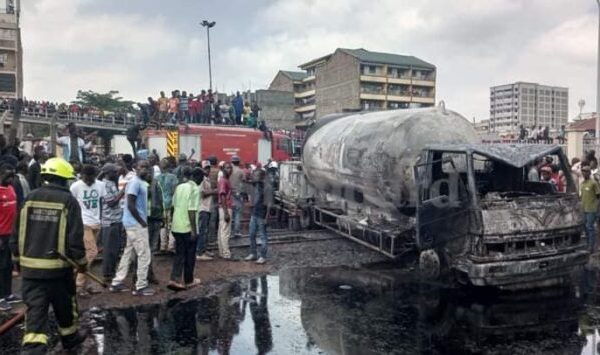 LPG truck bursts into flames near Fedha estate » Capital News