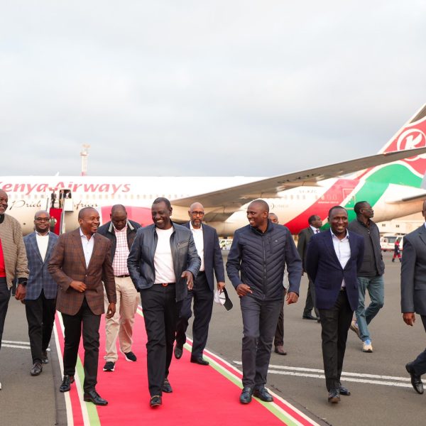 President Ruto arrives back in Kenya after visiting Italy, Switzerland