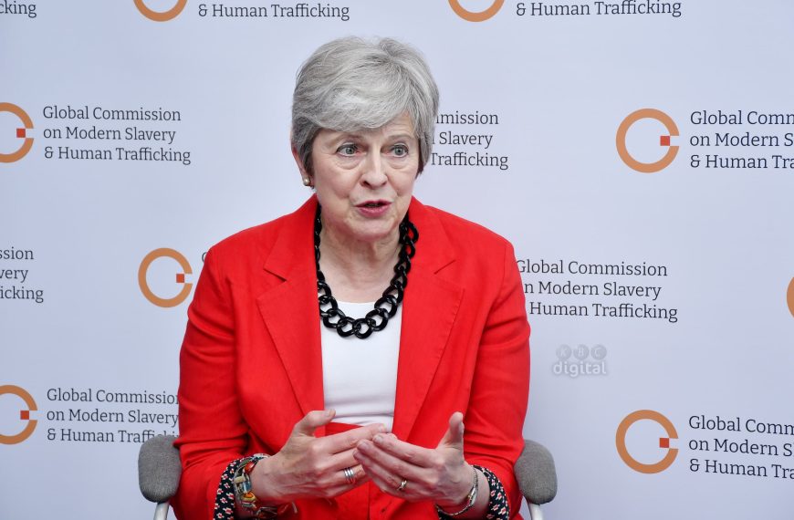 Theresa May lauds Kenya’s efforts in fight against modern slavery and human trafficking