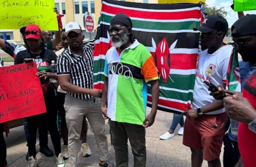 Wajackoyah Leads Diaspora Protest Against Finance Bill 2024 in Dallas » Capital News