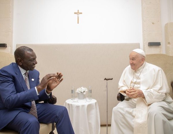 President Ruto joins Pope Francis in global call for peace