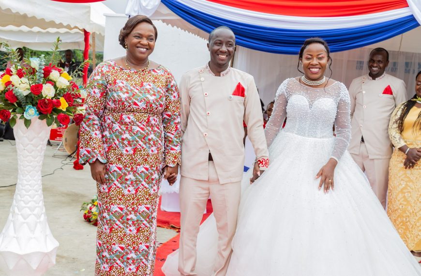 Joy as Pastor Dorcas attends wedding of reformed alcoholic