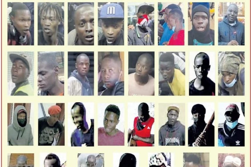 Manhunt launched for goons captured destroying properties