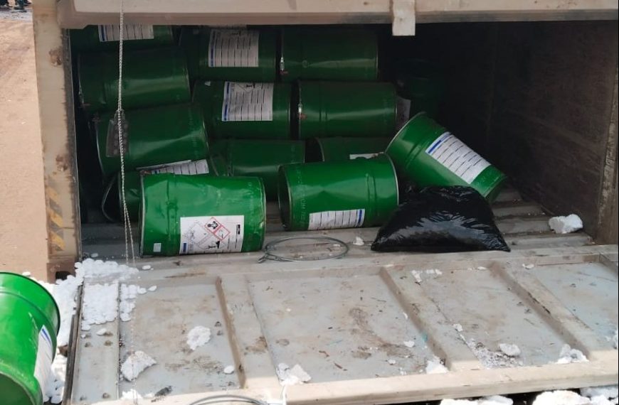 Several containers of sodium cyanide missing following Rironi accident