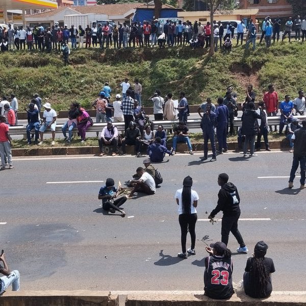 JKUAT students protest mysterious death of Denzel Omondi