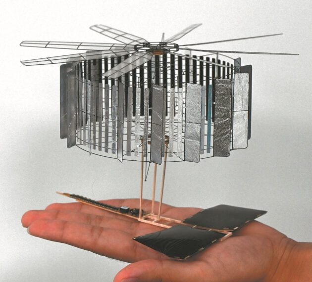 Palm-sized drone uses solar power, smashes records
