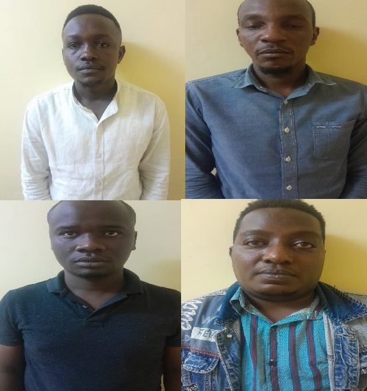 Four-man gang arrested in Langata after stealing Ksh 850,000