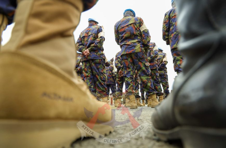 Fourth Quick Reaction Force contigent to DRC flagged off
