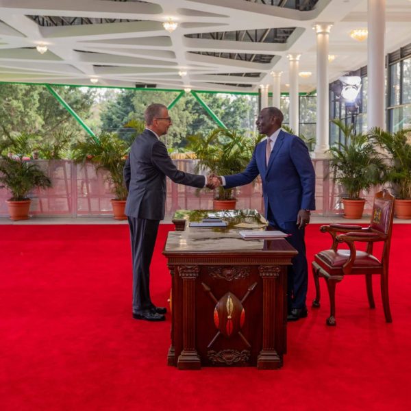 President Ruto receives credentials from 4 new Ambassadors to Kenya