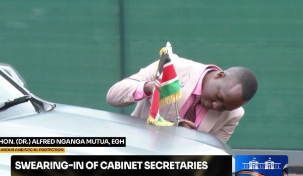 Flags fixed on New CSs Cars immediately after taking oath » Capital News