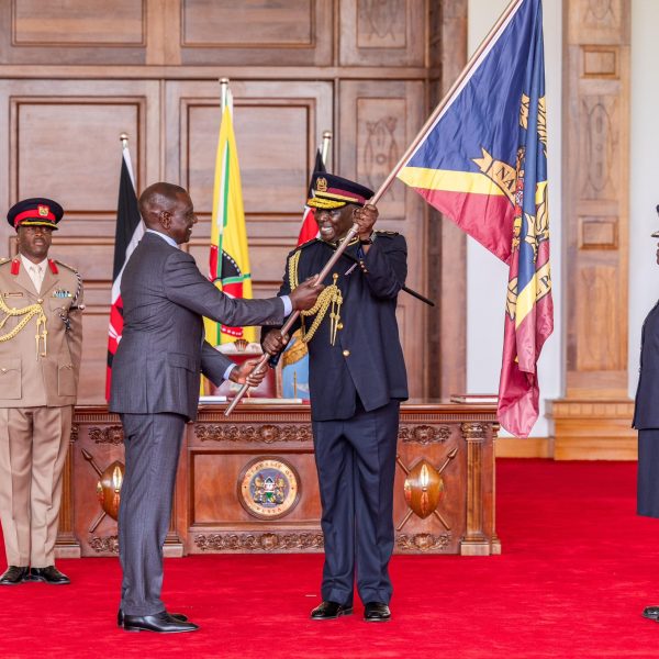 Change of guard: Kanja takes over as IG National Police Service