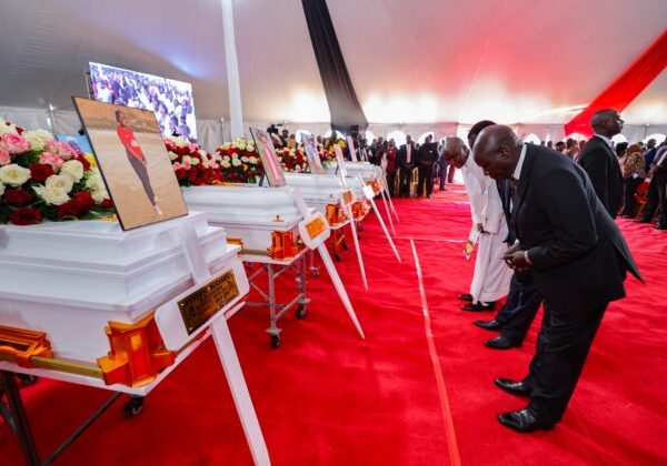 Gachagua joins mourners in memorial of 21 Hillside Academy fire tragedy victims » Capital News