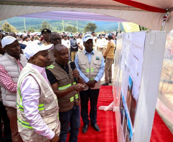 CS Kindiki launches road construction in Kinangop » Capital News