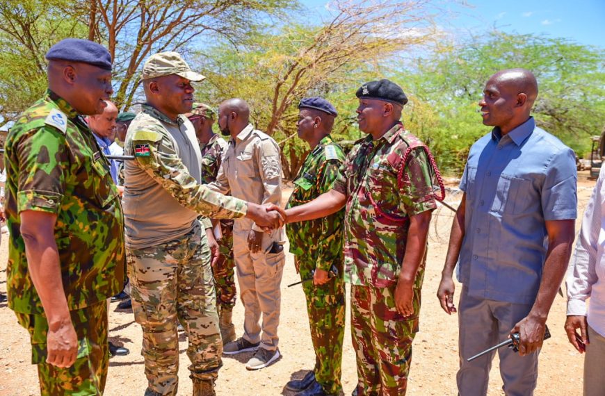 Masengeli tours operational posts in Northeastern » Capital News