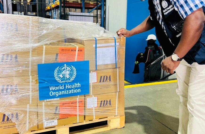 WHO dispatches medical supplies worth Ksh9.7M to counties ahead of short rains