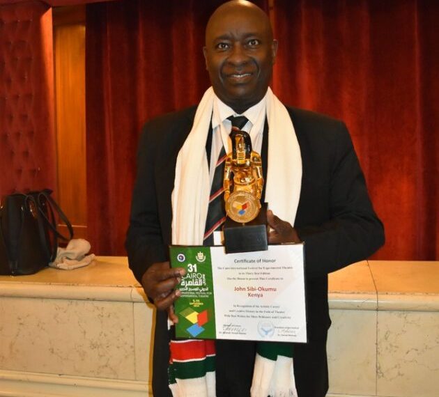 Kenya’s John Sibi-Okumu Honored at Cairo International Festival for Experimental Theatre » Capital News