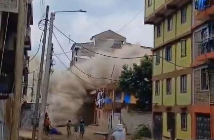 Several feared trapped as building collapses in Kahawa West