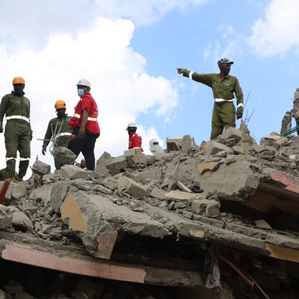 Two rescued after building collapses in Kahawa West