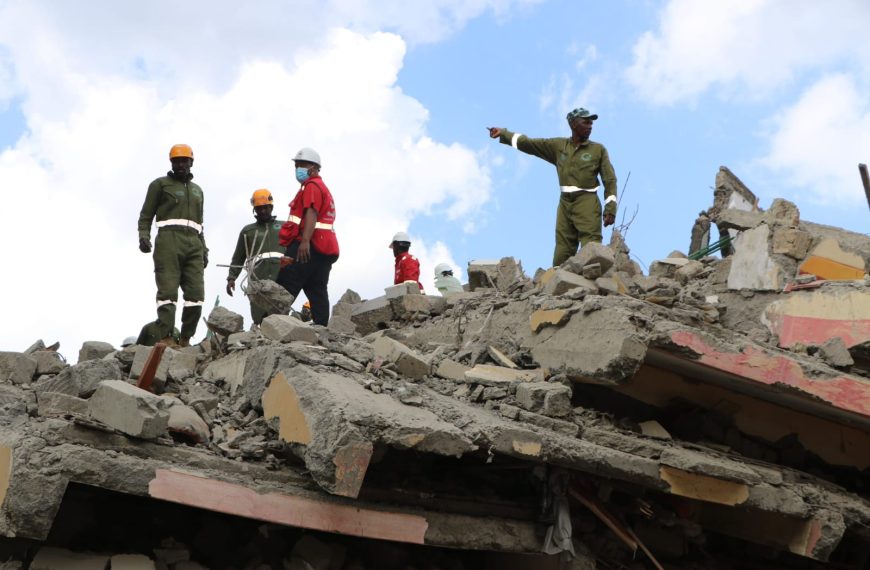 Two rescued after building collapses in Kahawa West