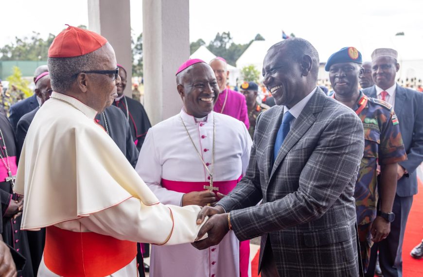 Ruto attends the episcopal installation of Rt. Rev. Wallace Gachiri