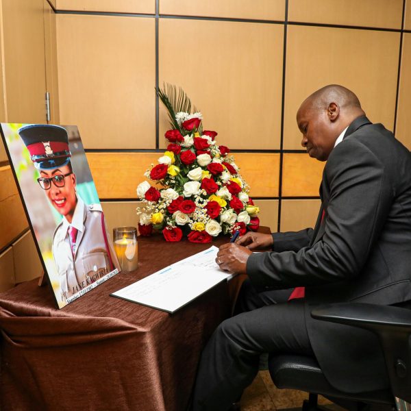 Kindiki condoles with family of late Harambee House police officer » Capital News