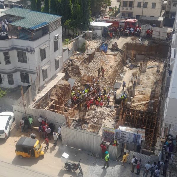 One person feared trapped after building collapse in Majengo, Mombasa