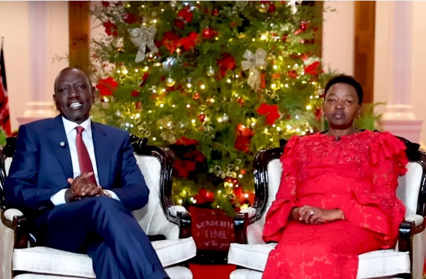 Christmas message: President Ruto and First Lady honour health workers, teachers