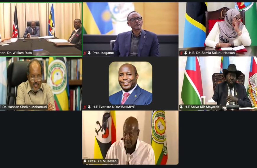 EAC leaders call for ceasefire in DRC, urge Tshisekedi to engage all stakeholders in conflict