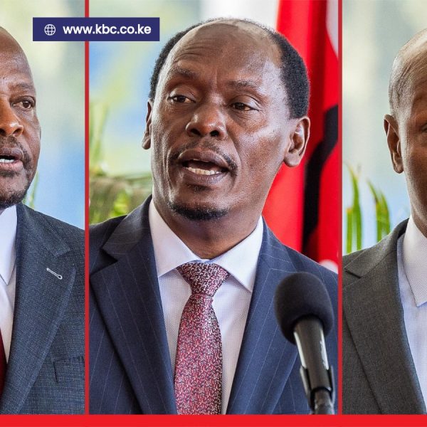 Kagwe, Kabogo, Kinyanjui sworn in as CSs; Ruto confident in their abilities