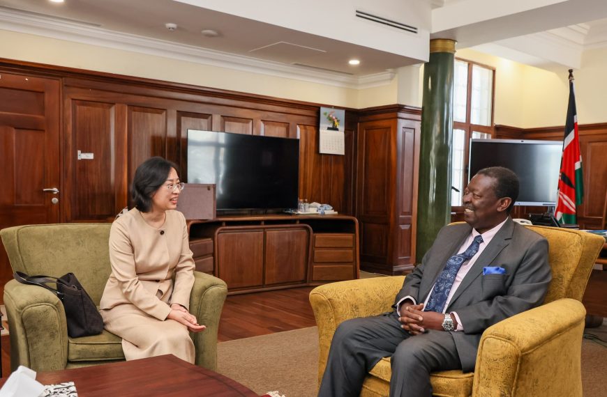 Mudavadi hosts China’s new Ambassador Guo Haiyan » Capital News