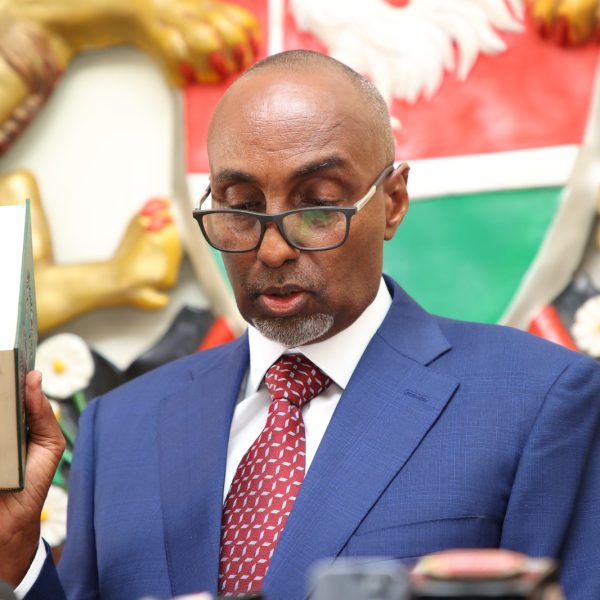 Ahmed Mohamud sworn-in as new EACC boss