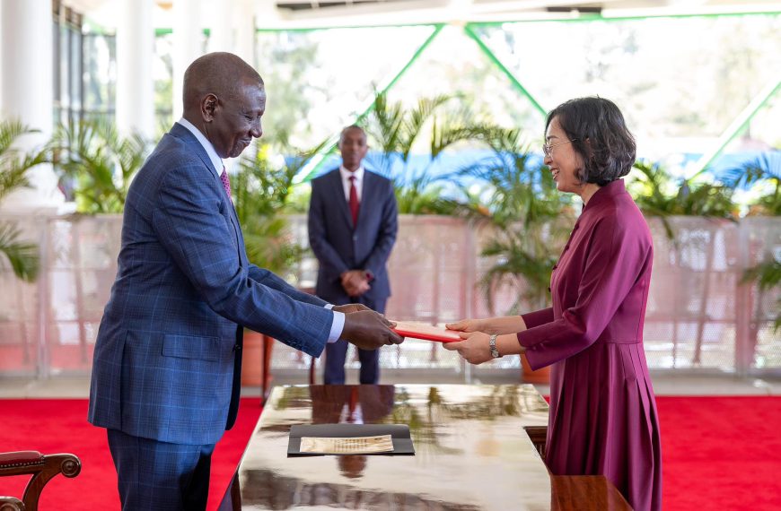 President Ruto welcomes new Chinese Ambassador Guo Haiyan