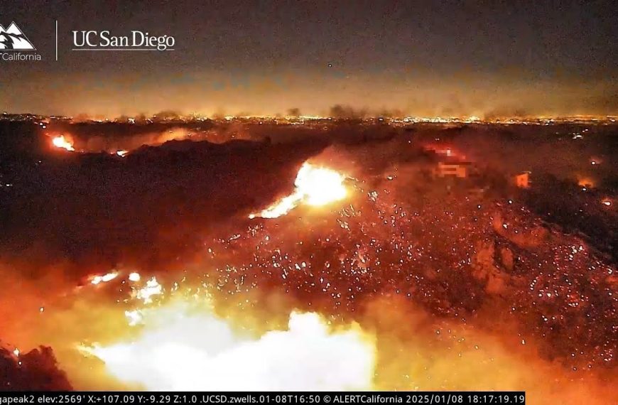 (VIDEO) Timelapse video captures devastation in Los Angeles Wildfires