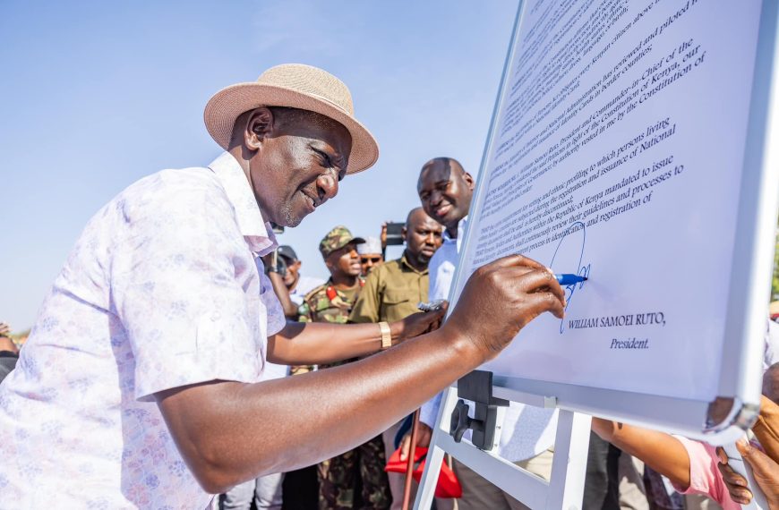 Ruto signs Presidential Decree abolishing ID vetting