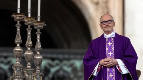 ANGELO CARCONI/EPA-EFE/REX/Shutterstock Cardinal Michael Czerny, Prefect of the Dicastery for Promoting Integral Human Development, leads a Mass as part of the Jubilee of the World of Volunteering, at St. Peter
