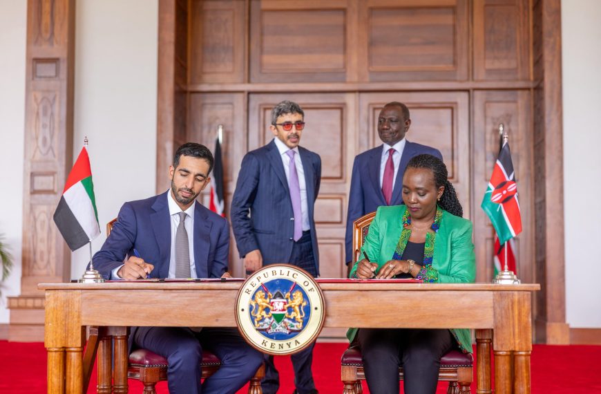 Ruto witnesses signing of 7 MoU’s between Kenya, UAE