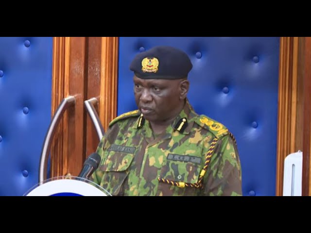 (WATCH) IG Kanja apologises over false ‘suicide’ claim in Albert Ojwang’s death