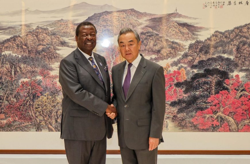 Mudavadi backs stronger Kenya-China ties during meeting with Wang Yi